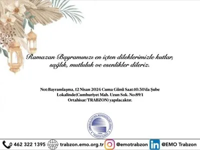 RAMAZAN BAYRAMINIZ KUTLU OLSUN
