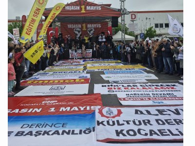 1 MAYIS EMEK VE DAYANIŞMA GÜNÜ KUTLAMALARINA KATILDIK