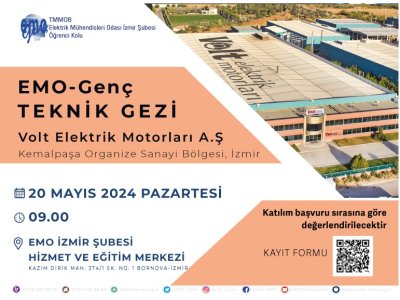 EMO-GENÇ VOLT ELEKTRİK MOTORLARI TEKNİK GEZİ