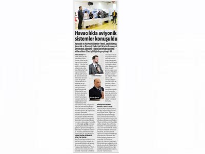 HAVACILIKTA AVİYONİK SİSTEMLER KONUŞULDU (MİLLİ İRADE)