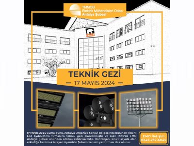 FİBERLİ FİRMASINA TEKNİK GEZİ DÜZENLENECEKTİR.