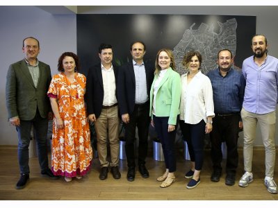 ŞUBE YÖNETİM KURULU`NDAN KONAK BELEDİYE BAŞKANINA ZİYARET