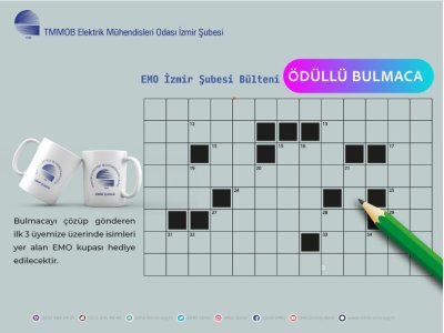 ÖDÜLLÜ BÜLTEN BULMACASI YAYINLANDI