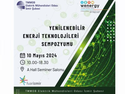 YENİLENEBİLİR ENERJİ TEKNOLOJİLERİ SEMPOZYUMU - <B>PROGRAM / KAYIT</B>