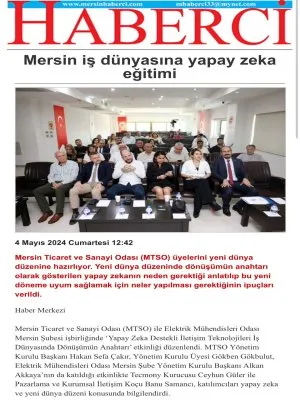 YAPAY ZEKA DESTEKLİ İLETİŞİM TEKNOLOJİLERİ İŞ DÜNYASINDA DÖNÜŞÜMÜN ANAHTARI ETKİNLİĞİ YEREL BASINDA.