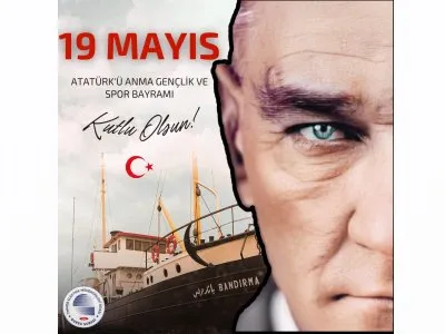 19 MAYIS ATATÜRK` Ü ANMA, GENÇLİK VE SPOR BAYRAMI KUTLU OLSUN!