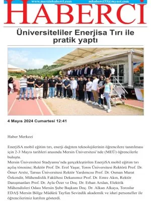 BASINDA ENERJİSA MOBİL EĞİTİM TIRI