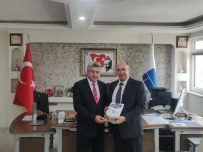 ŞUBE YÖNETİM KURULUMUZ, TÜRKİYE ELEKTRİK İLETİM A.Ş. 6.BÖLGE MÜDÜRÜ MEHMET AYDINI VE OSMANGAZİ ELEKTRİK DAĞITIM A.Ş. KÜTAHYA İL MÜDÜRÜ KAMİL UĞUR MUMCUYU ZİYARET ETTİ