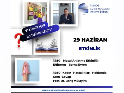 KADIN ÜYELERİMİZE YÖNELİK 2 ETKİNLİK