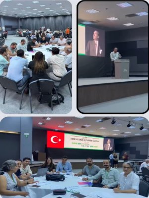 MERSİN BÜYÜKŞEHİR BELEDİYESİ TARAFINDAN DÜZENLENEN TARIMSAL SULAMA VE YENİLENEBİLİR ENERJİ ÇALIŞTAYINA DIŞ PAYDAŞ OLARAK ŞUBE BAŞKANIMIZ DOÇ. DR. ALKAN ALKAYA KATILDI.