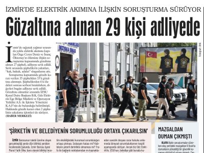 ŞİRKETİN VE BELEDİYENİN SORUMLULUĞU ORTAYA ÇIKARILSIN (GÜNLÜK EVRENSEL)