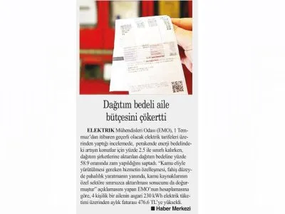 DAĞITIM BEDELİ AİLE BÜTÇESİNİ ÇÖKERTTİ (9 EYLÜL İZMİR)