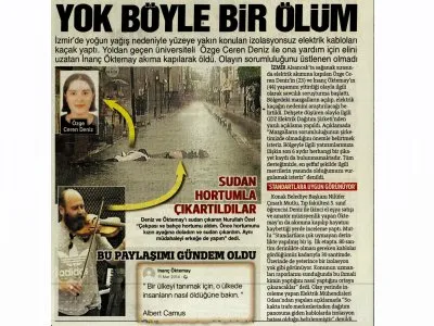 YOK BÖYLE BİR ÖLÜM (SÖZCÜ)