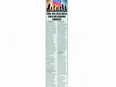 EMO: BTK CEZA İNFAZ EDEN BİR KURUMA DÖNÜŞTÜ (TRAKYA DEMOKRAT)