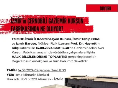 BİLGİLENDİRME TOPLANTISI: <B>KURŞUN FABRİKASINDA NELER OLUYOR?</B>