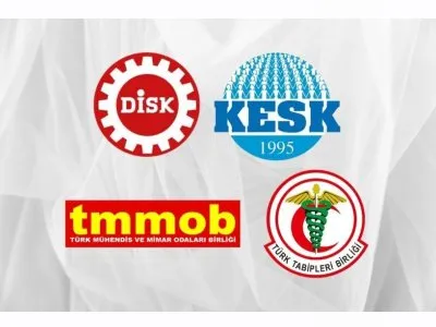 DİSK-KESK-TMMOB-TTB: SAVAŞSIZ, SÖMÜRÜSÜZ, BARIŞ İÇİNDE BİR DÜNYA ELLERİMİZDE, DAYANIŞMAMIZLA KURULACAKTIR