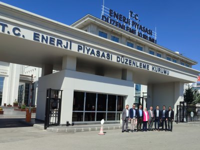 ENERJİ PİYASASI DÜZENLEME KURUMUNA ZİYARET GERÇEKLEŞTİ