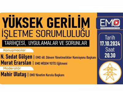EMO TV: YÜKSEK GERİLİM İŞLETME <B>SORUMLULUĞU</B>