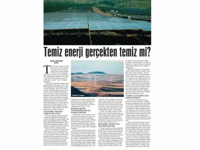 TEMİZ ENERJİ GERÇEKTEN TEMİZ Mİ (GÜNLÜK EVRENSEL)