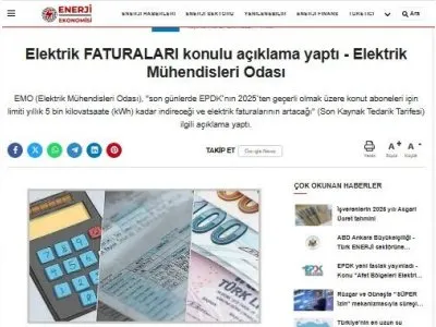 SON KAYNAK TEDARİK TARİFESİ TEBLİĞİ - ELEKTRİK FİYATLARI VE FATURALARI (ENERJİEKONOMİSİ.COM)