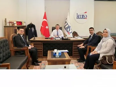 KAHRAMANMARAŞ TİCARET VE SANAYİ ODASI YÖNETİM KURULU BAŞKANI ZİYARETİ
