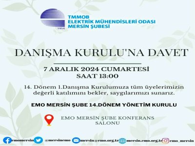 DANIŞMA KURULUNA DAVET