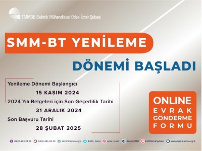 2025 YILI SMMBT BELGE YENİLEME DÖNEMİ BAŞLADI