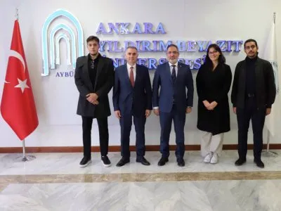 ANKARA YILDIRIM BEYAZIT ÜNİVERSİTESİ REKTÖRLÜĞÜNE ZİYARET