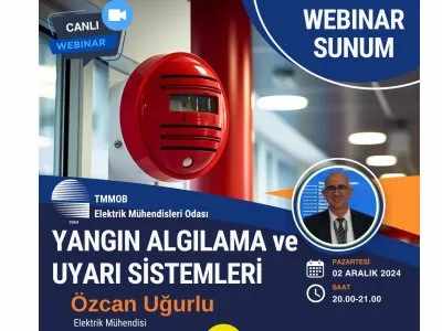 WEBİNAR: YANGIN ALGILAMA VE UYARI SİSTEMLERİ