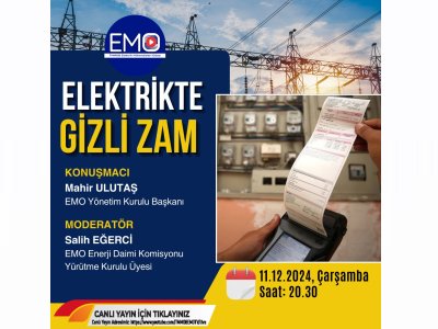 ELEKTRİKTE GİZLİ ZAM EMO TVDE