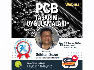 ÇEVRİMİÇİ SEMİNER: PCB TASARIM UYGULAMALARI