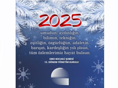 YENİ YILDA HER ŞEY GÖNLÜNÜZCE OLSUN! İYİ SENELER DİLERİZ.