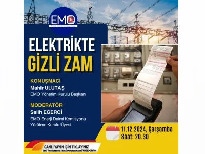 ELEKTRİKTE GİZLİ ZAM EMO TVDE