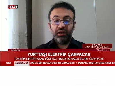 ŞUBEMİZ YK SAYMAN ÜYESİ REHA ŞEN TELE 1`E DEMEÇ VERDİ