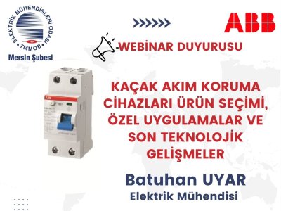 WEBINAR | KAÇAK AKIM CİHAZLARI ÜRÜN SEÇİMİ, ÖZEL UYGULAMALAR VE SON TEKNOLOJİK GELİŞMELER