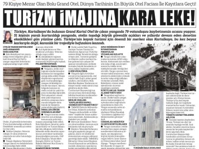 TURİZM İMAJINA KARA LEKE! (EGEMEN GAZETESİ 25.01.2025)