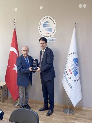 EMO ANKARA ŞUBE KAYSERİ TEMSİLCİLİĞİMİZDE PLAKET TÖRENİ YAPILDI