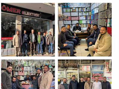 ELEKTRİK MÜHENDİSLERİ ODASI ERDEMLİ TEMSİLCİLİĞİMİZ, İLÇEDEKİ SEKTÖRDE ÇÖZÜM ORTAKLIĞI YAPTIKLARI ELEKTRİK TESİSATÇILARINI ZİYARET ETTİ.