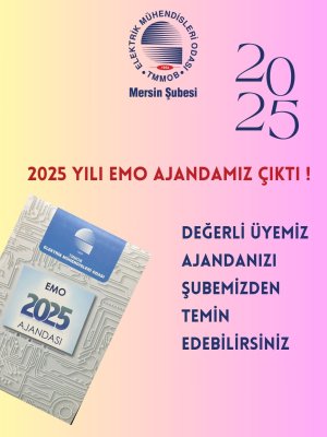 EMO 2025 AJANDALARI ÇIKTI!