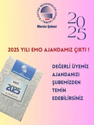 EMO 2025 AJANDALARI ÇIKTI!