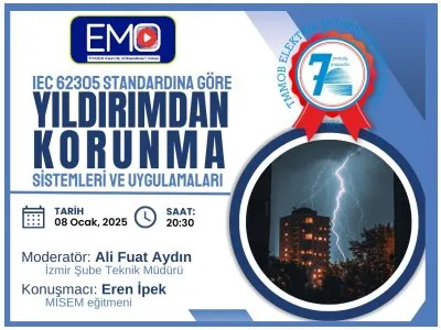 <B>EMO TV</B>: YILDIRIMDAN KORUNMA SİSTEMLERİ