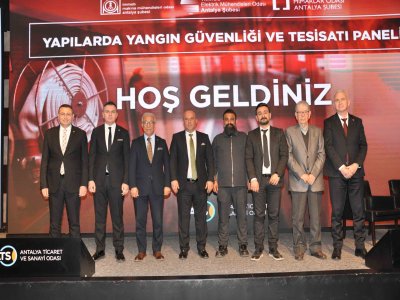 YAPILARDA YANGIN GÜVENLİĞİ VE TESİSATI PANELİ DÜZENLENDİ