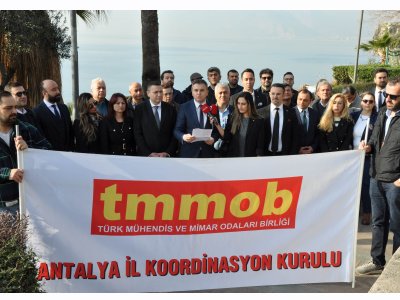 TMMOB ANTALYA İKK: FALEZLERDEKİ İZİNSİZ YAPILAR EKOSİSTEMİ TEHDİT EDİYOR
