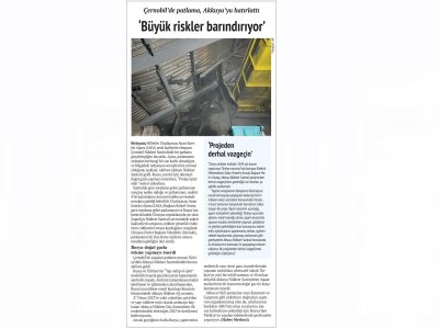 BÜYÜK RİSKLER BARINDIRIYOR (GÜNLÜK EVRENSEL, 15.02.2025)