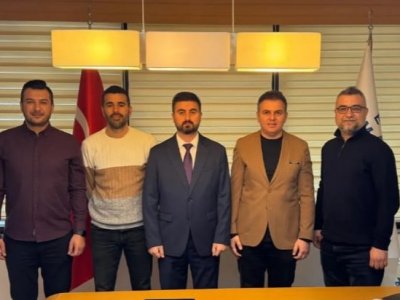 TÜRKSAT BÖLGE MÜDÜRÜ ÜYEMİZ MAHMUT ÇAL ŞUBEMİZE ZİYARETTE BULUNDU
