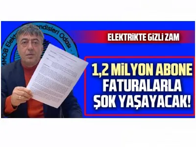 ELEKTRİKTE GİZLİ ZAM: 1,2 MİLYON ABONE FATURALARLA ŞOK YAŞAYACAK! (HABEREXPRESS.COM - 24.02.2025)