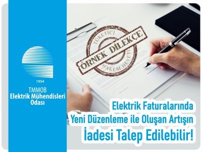 ELEKTRİK FATURALARINDA YENİ DÜZENLEME İLE OLUŞAN ARTIŞIN İADESİ TALEP EDİLEBİLİR!