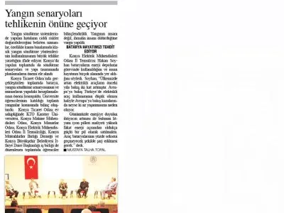 YANGIN SENARYOLARI TEHLİKENİN ÖNÜNE GEÇİYOR