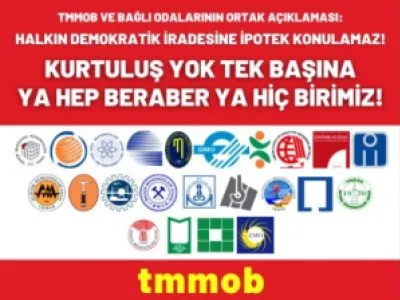 HALKIN DEMOKRATİK İRADESİNE İPOTEK KONULAMAZ! KURTULUŞ YOK TEK BAŞINA YA HEP BERABER YA HİÇ BİRİMİZ!