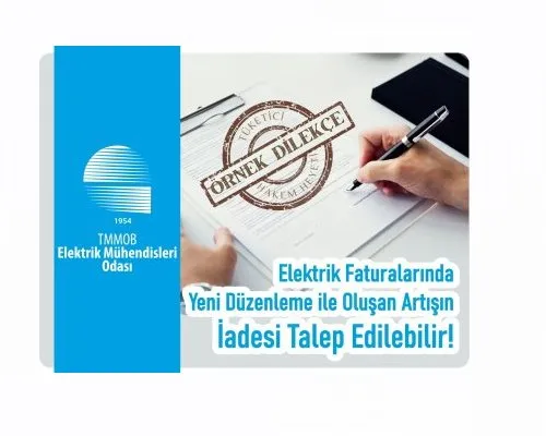 ELEKTRİK FATURALARINDA YENİ DÜZENLEME İLE OLUŞAN ARTIŞIN İADESİ TALEP EDİLEBİLİR!